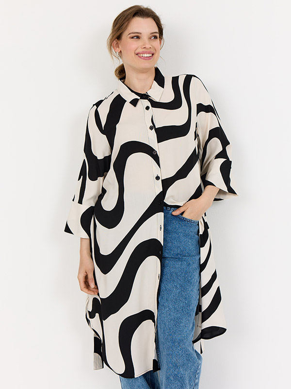 WA-CHANITA - Plus Size Kjole fra Wasabi Concept