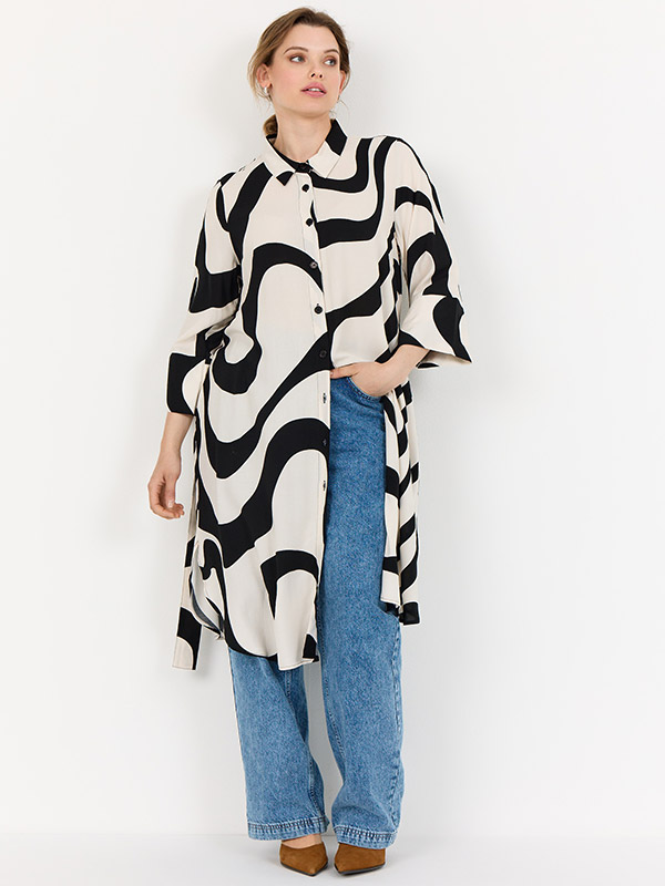 WA-CHANITA - Plus Size Kjole fra Wasabi Concept