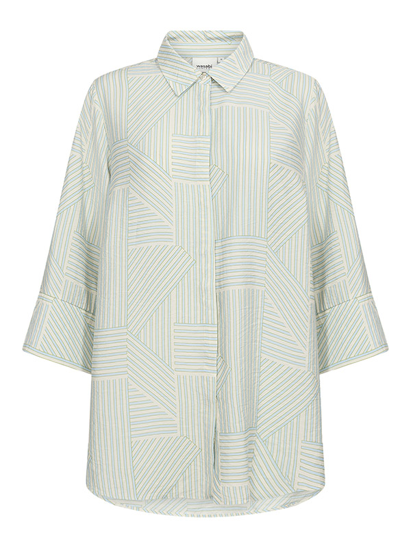 WA-SEMINA - Plus Size Skjorte fra Wasabi Concept