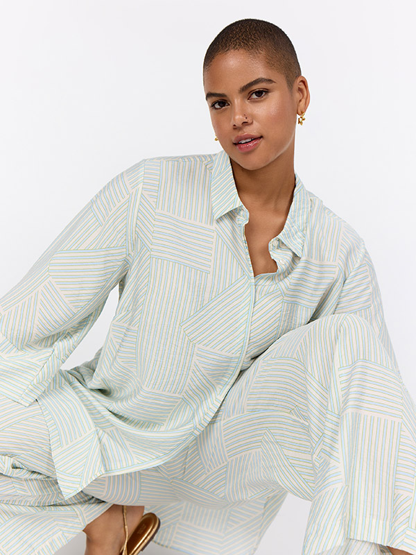 WA-SEMINA - Plus Size Skjorte fra Wasabi Concept