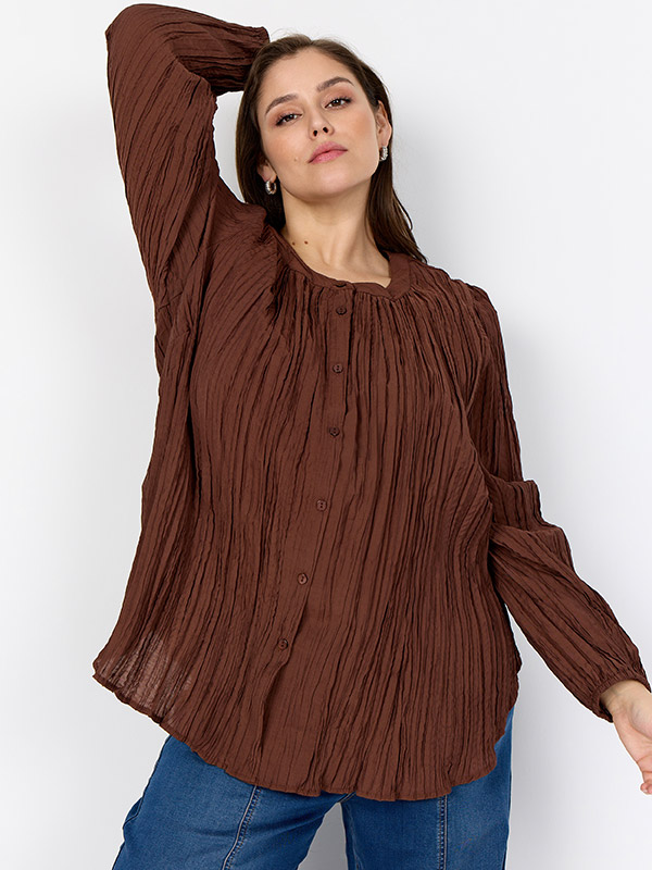 WA-SALIMA - Plus Size Skjorte fra Wasabi Concept