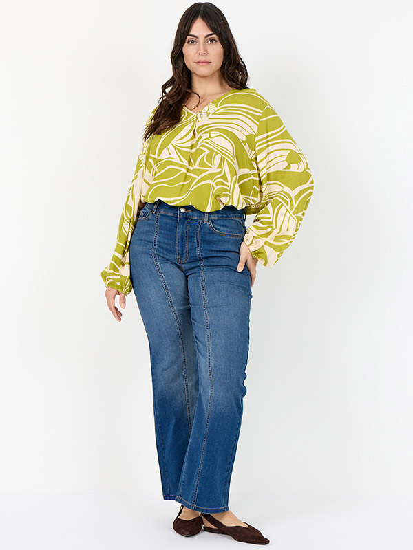 WA-SAMENA - Plus Size Bluse fra Wasabi Concept