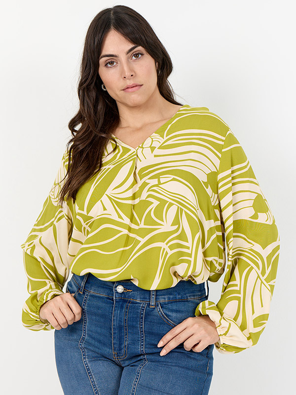 WA-SAMENA - Plus Size Bluse fra Wasabi Concept