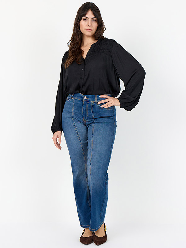 WA-SAVANNA - Plus Size Bluse fra Wasabi Concept