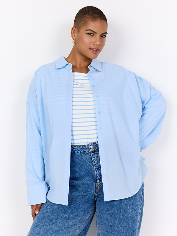 WA-MARY - Plus Size Skjorte fra Wasabi Concept