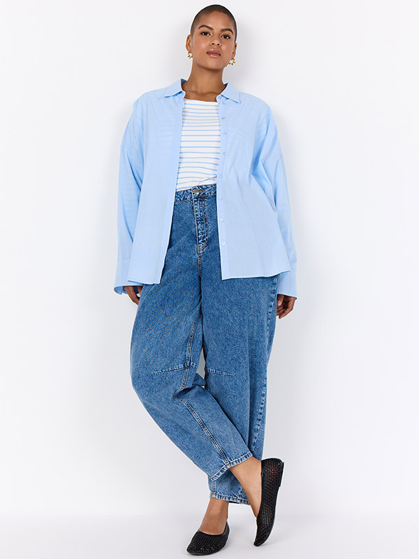 WA-MARY - Plus Size Skjorte fra Wasabi Concept