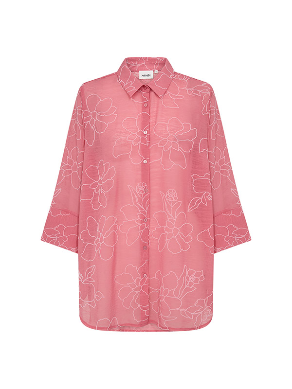 WA-SAHIFA - Plus Size Skjorte fra Wasabi Concept