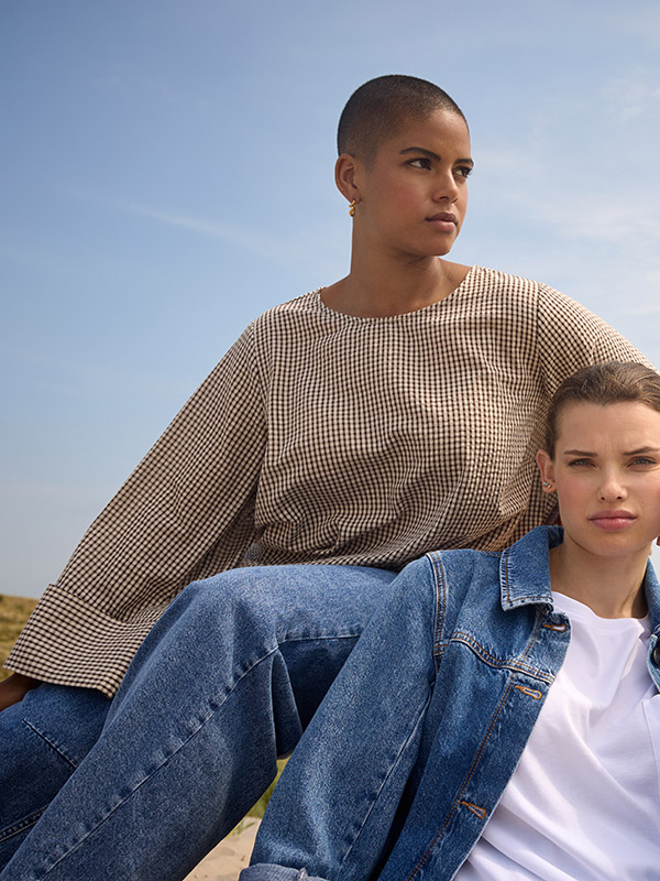 WA-SAINA - Plus Size Bluse fra Wasabi Concept