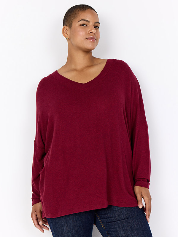 WA-SIMONE - Plus Size Genser fra Wasabi Concept