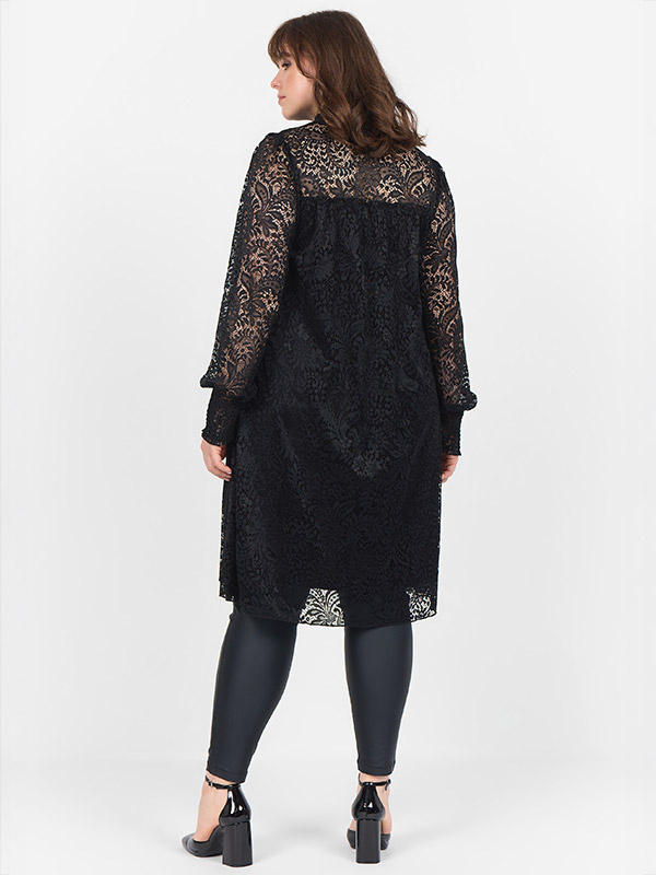 WA-KRISTIN - Plus Size Kjole fra Wasabi Concept