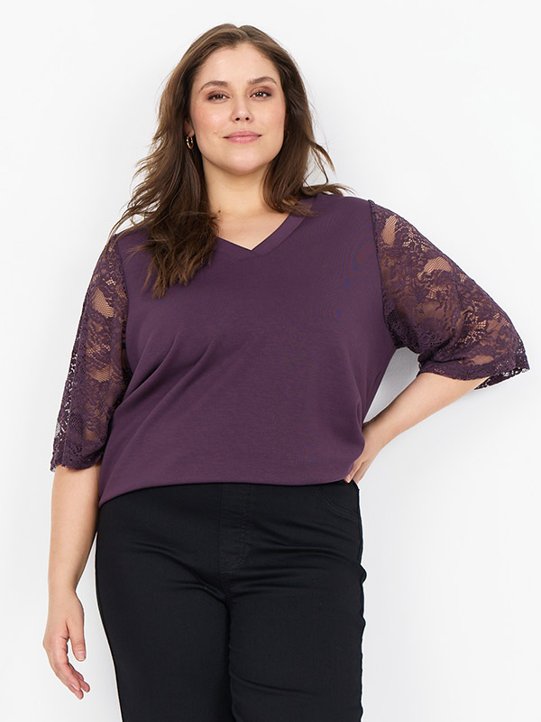 WA-SABINA - Plus Size Bluse fra Wasabi Concept