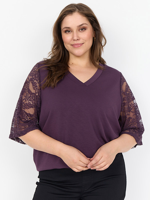 WA-SABINA - Plus Size Bluse fra Wasabi Concept