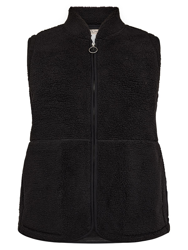 WA-NETTIE - Plus Size Vest fra Wasabi Concept