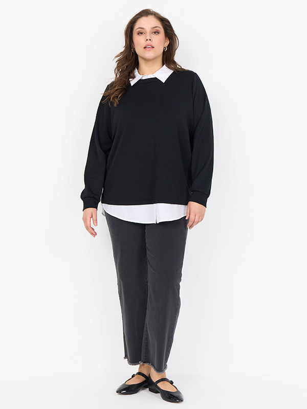 WA-SABINA - Plus Size Bluse fra Wasabi Concept