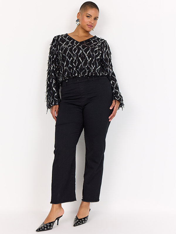 WA-SANNIE - Plus Size Bluse fra Wasabi Concept