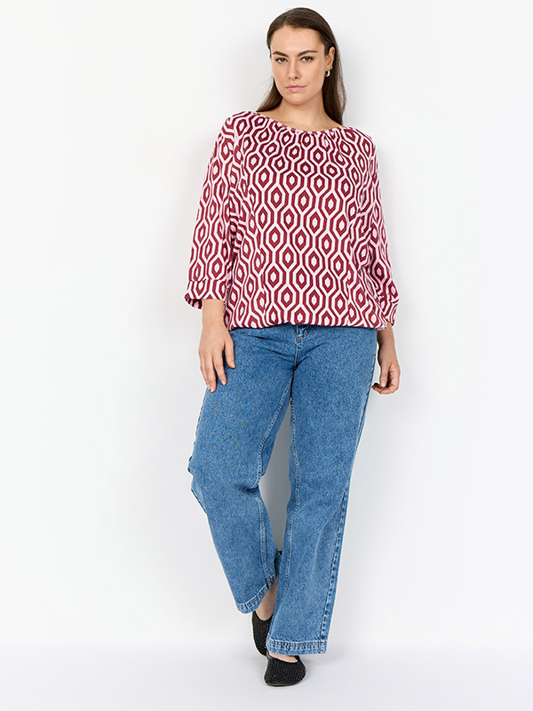 WA-CENETTE - Plus Size Bluse fra Wasabi Concept