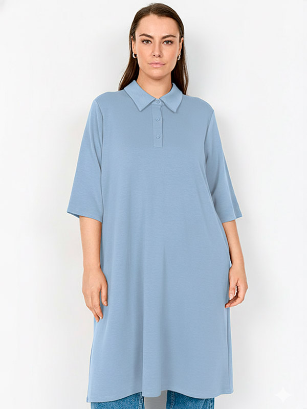 WA-SABINA - Plus Size Kjole fra Wasabi Concept