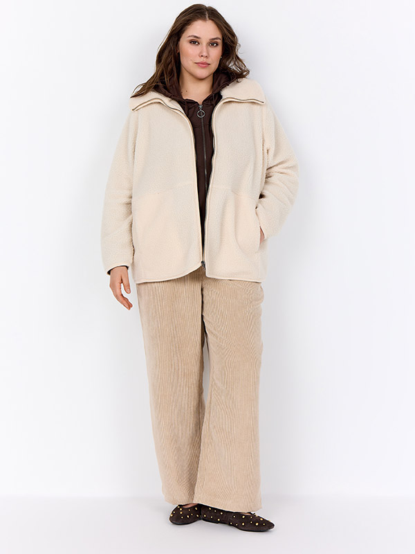 WA-NETTIE - Plus Size Cardigan fra Wasabi Concept