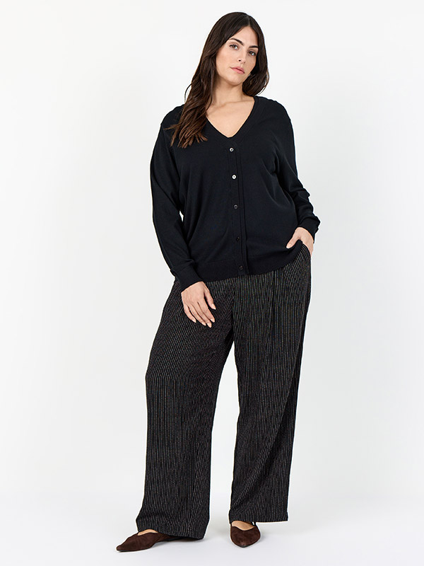 WA-SAMANDA - Plus Size Cardigan fra Wasabi Concept