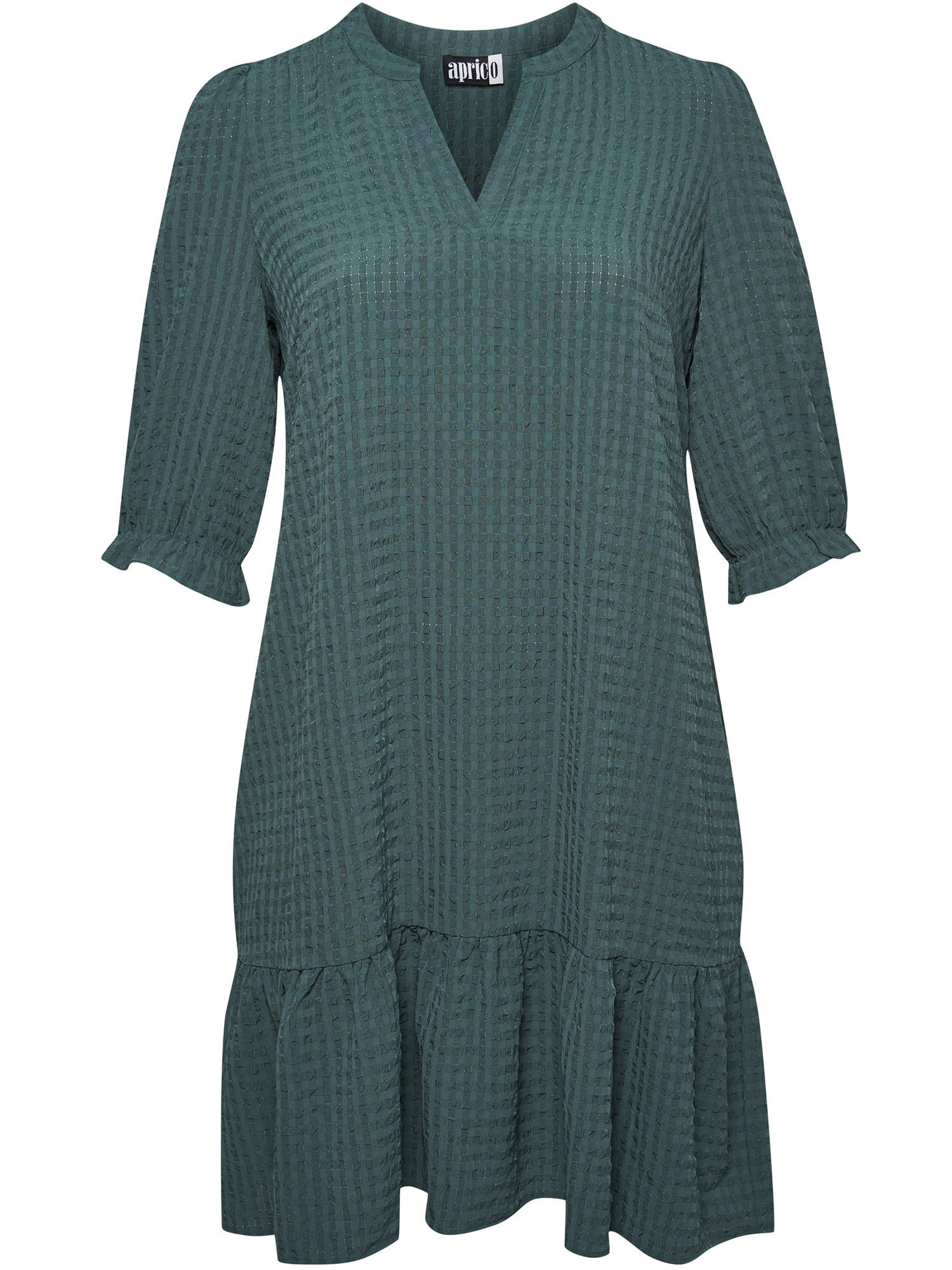 Abbeville - Grønn kjole med ruter fra Aprico