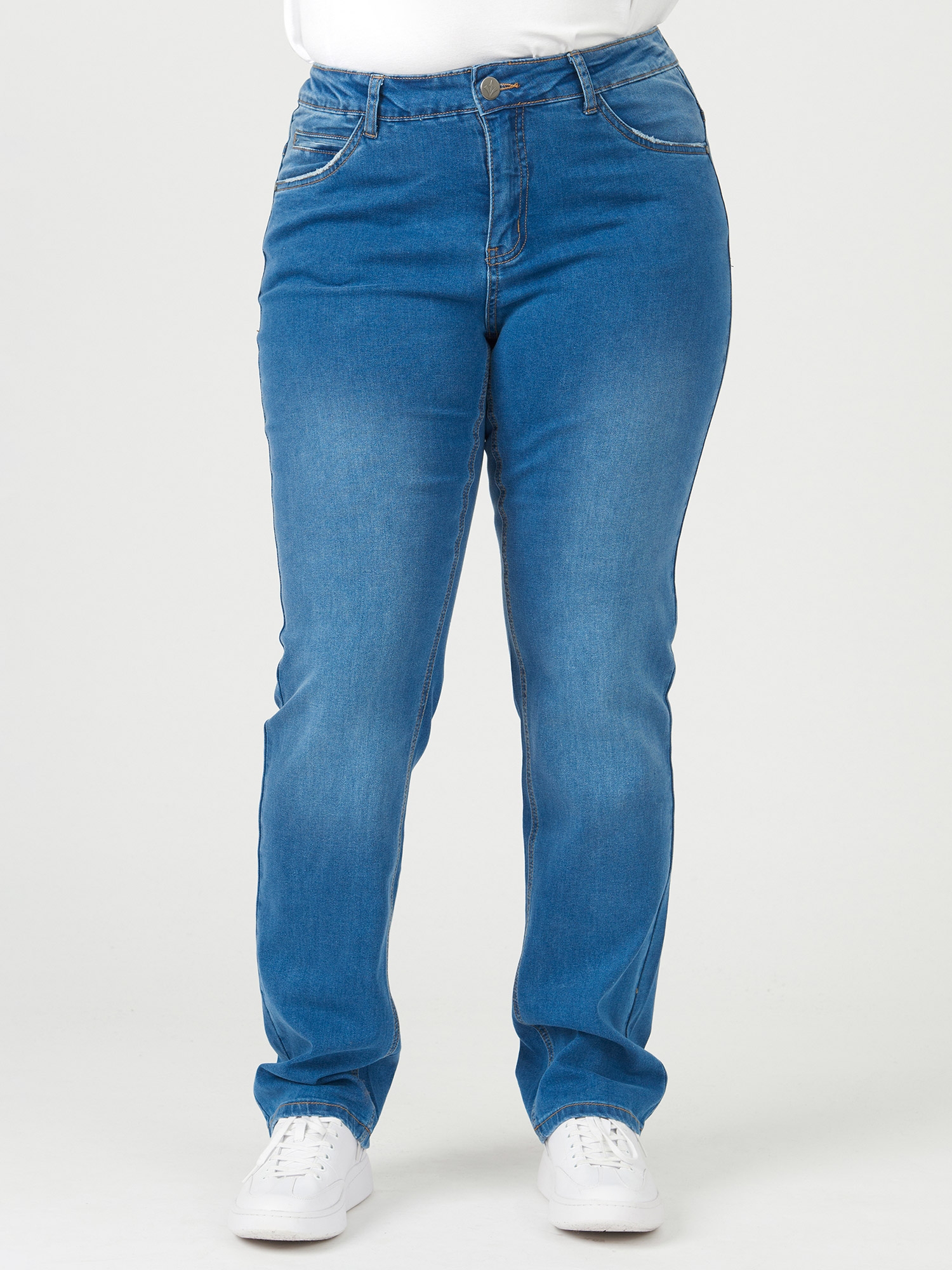 MONACO - Lyse jeans med høyt liv fra Adia