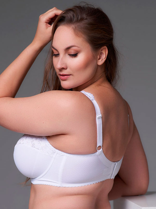 BEATE PLAIN - Plus Size BH med bøyle fra Plaisir