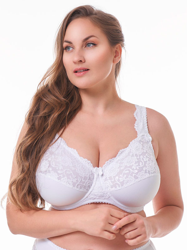 BEATE PLAIN - Plus Size BH med bøyle fra Plaisir