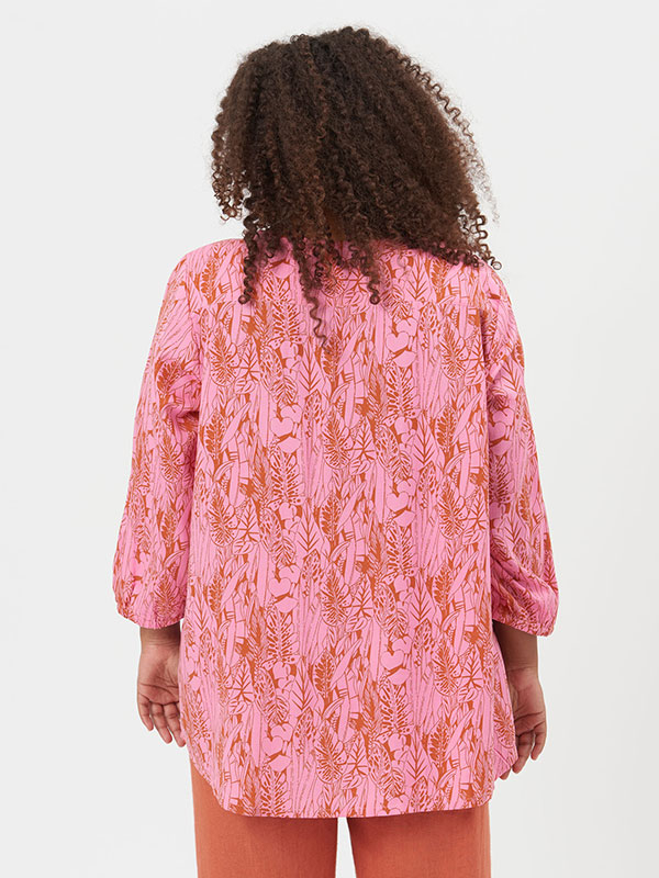 BESS - Rosa viskosebluse fra Adia