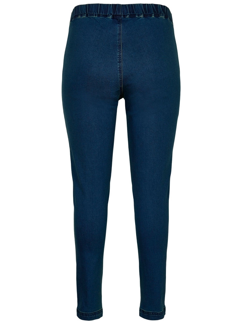 MAYA - Mørkeblå denim leggings fra Gozzip