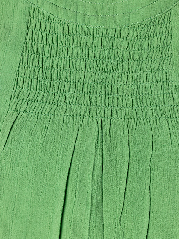 ANNELI - Grønn tunika i viskose fra Gozzip