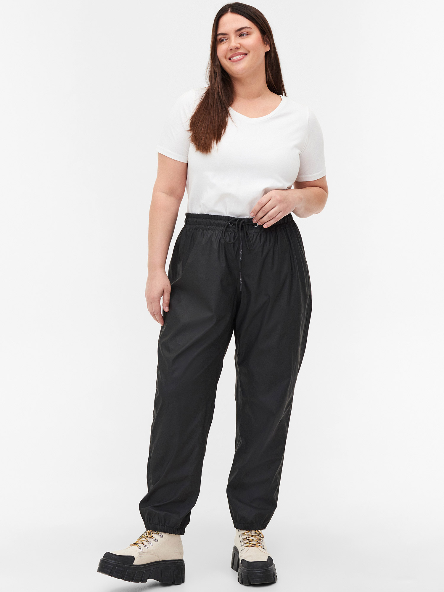 REGNBUKSER - Plus Size Bukser fra Zizzi