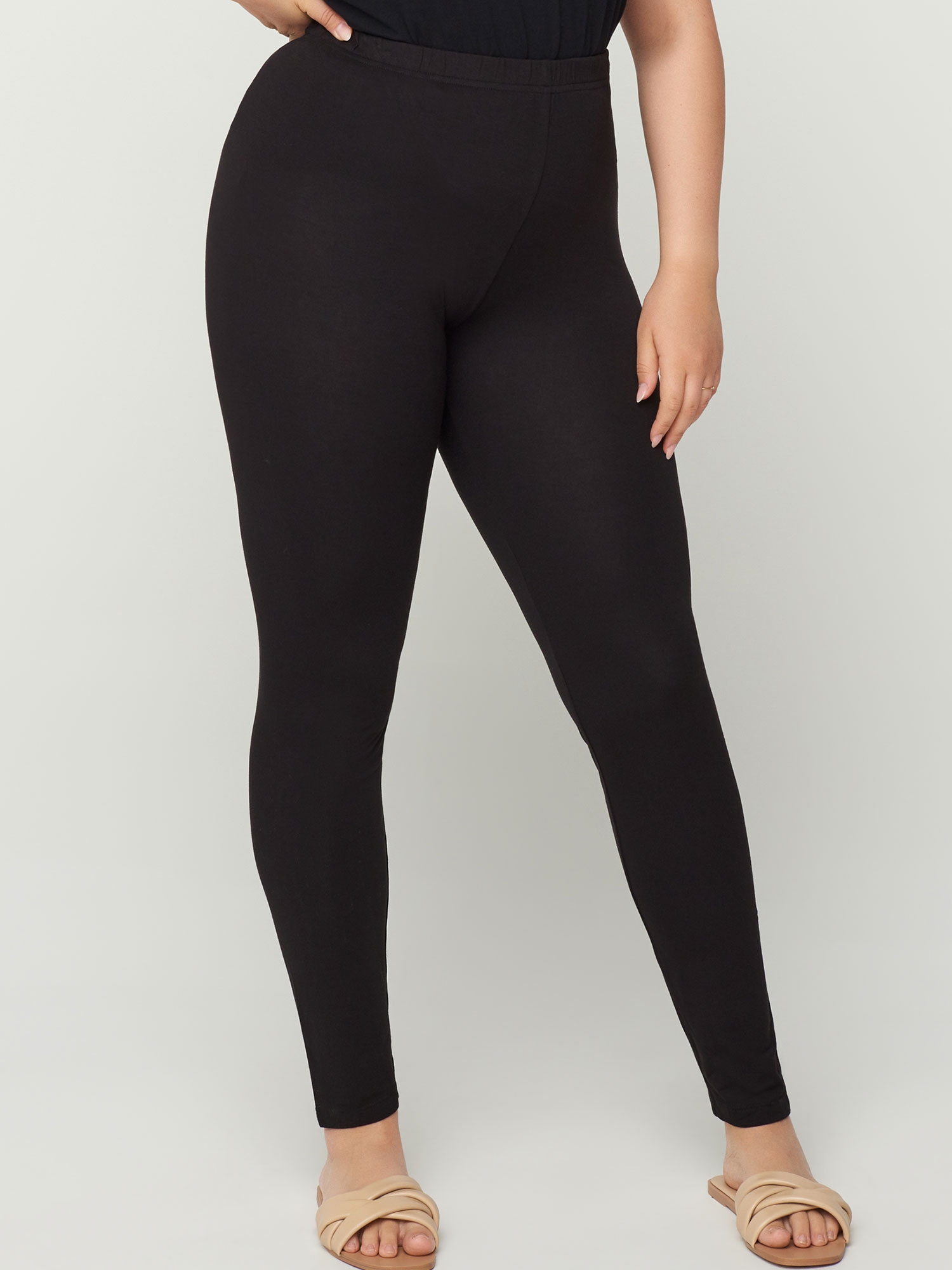 Leggings I Viskose Jersey fra Zizzi