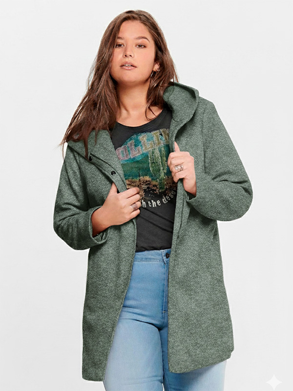 SEDONA - Plus Size Frakk fra Only Carmakoma