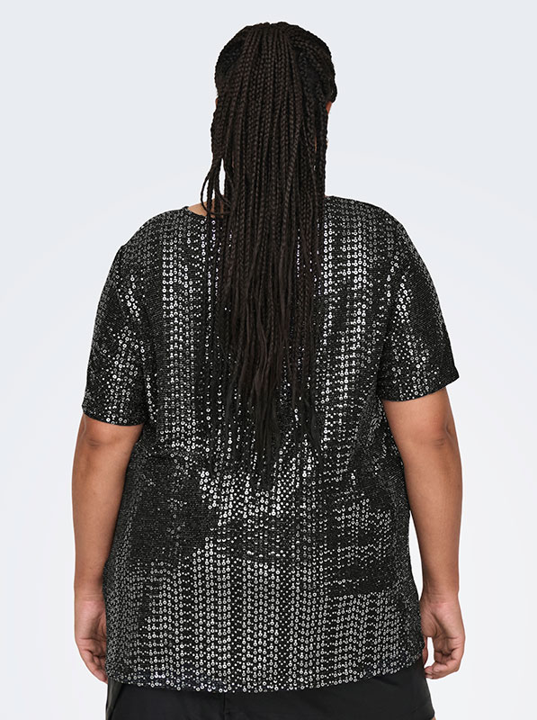CARLOLINA - Plus Size Bluse fra Only Carmakoma