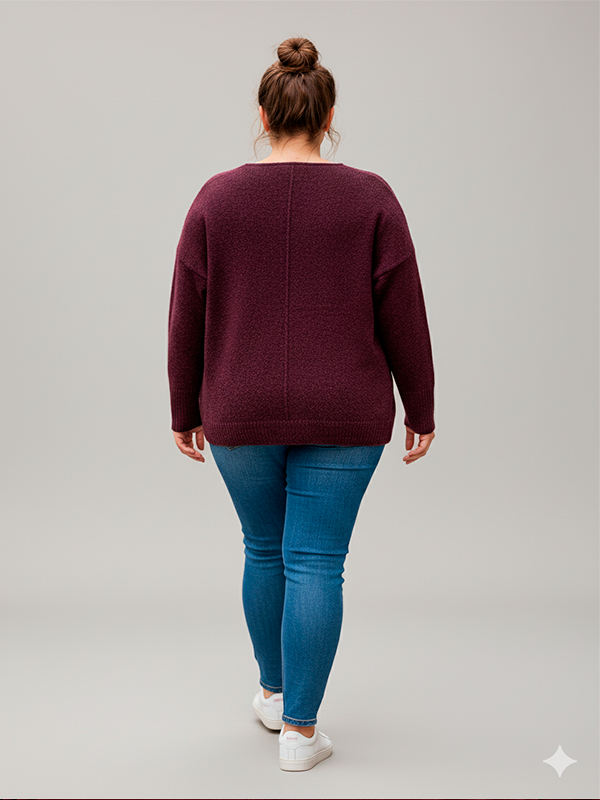 CARWHITNEY - Plus Size Genser fra Only Carmakoma