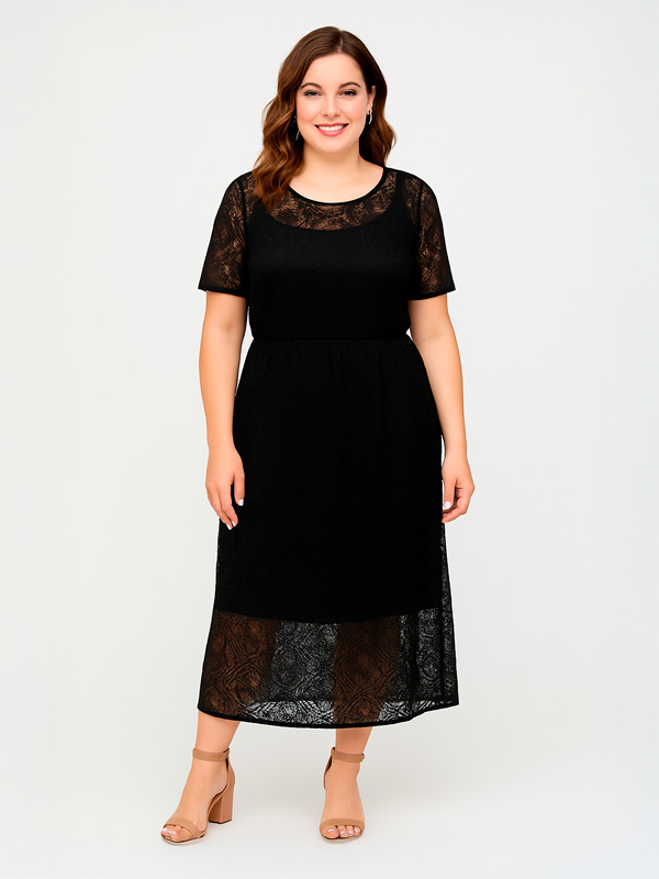 CARCALLIOPE - Plus Size Kjole fra Only Carmakoma
