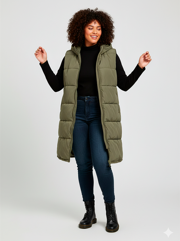 CARALINA - Plus Size Vest fra Only Carmakoma