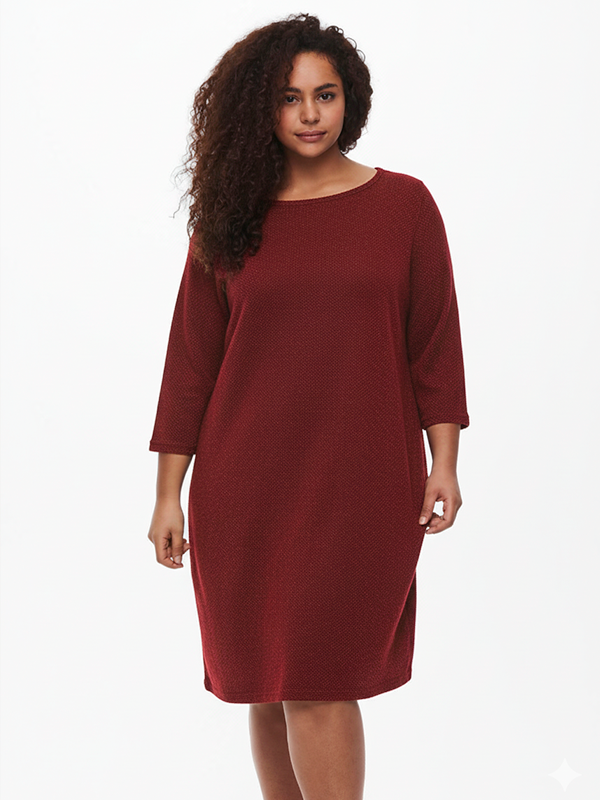 CARMARTHA - Plus Size Kjole fra Only Carmakoma