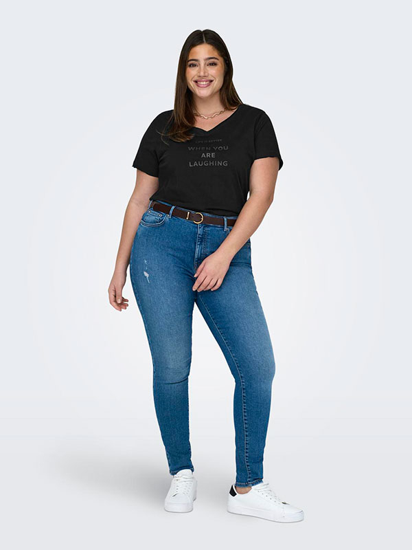 CARQUOTE - Plus Size T-shirt fra Only Carmakoma