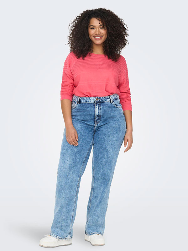 CARNEWAIRPLAIN - Plus Size Genser fra Only Carmakoma