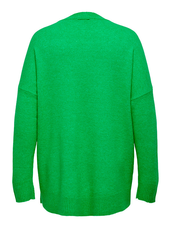 EMILIA - Grønn strikket genser fra Only Carmakoma