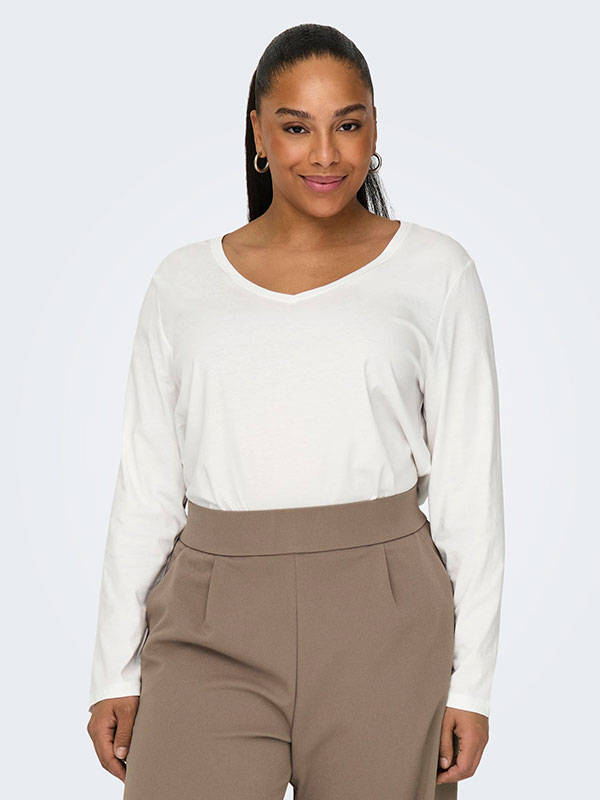 CARBONNIE - Plus Size T-shirt fra Only Carmakoma