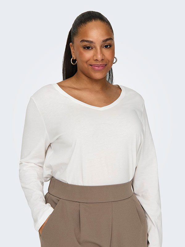 CARBONNIE - Plus Size T-shirt fra Only Carmakoma