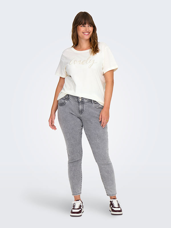 CARAMY - Plus Size T-shirt fra Only Carmakoma