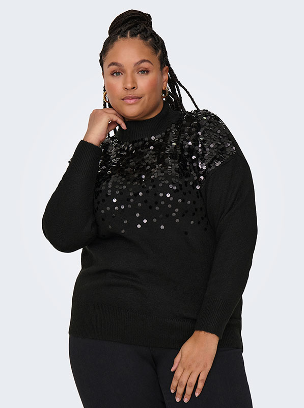 CARALBA - Plus Size Genser fra Only Carmakoma