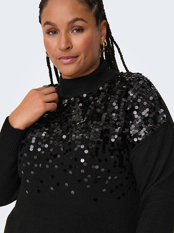 CARALBA - Plus Size Genser fra Only Carmakoma