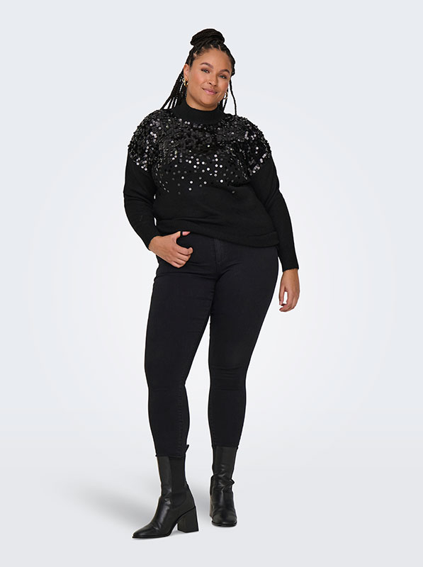 CARALBA - Plus Size Genser fra Only Carmakoma