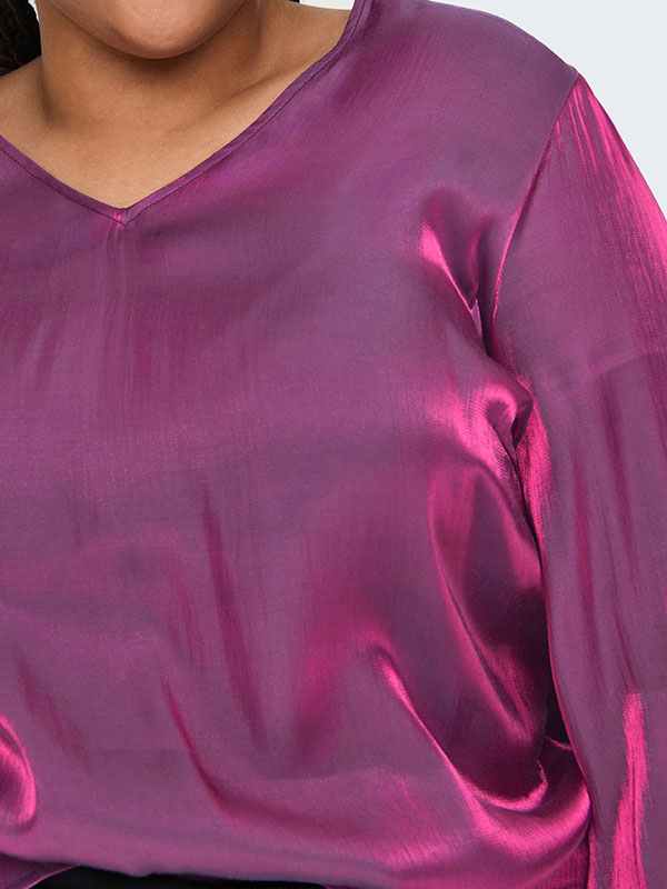 CARFRITZ - Plus Size Bluse fra Only Carmakoma