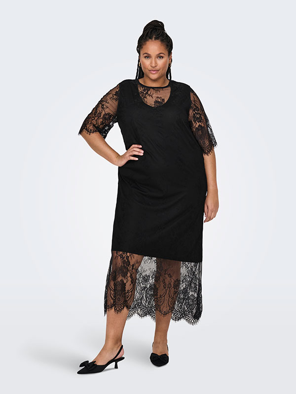 CAREVERLYN - Plus Size Kjole fra Only Carmakoma