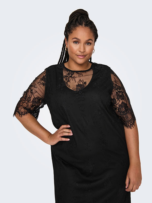 CAREVERLYN - Plus Size Kjole fra Only Carmakoma